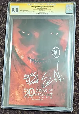Buy 30 Days Of Night: Red Snow #1 CGC 9.8 SS Templesmith, Niles — Incentive Edition • 359.50£