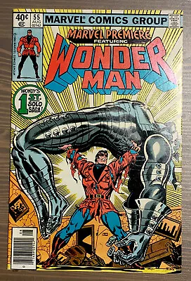 Buy Marvel Premiere #55 Wonder Man (Marvel Comics 1980) 1st Solo Wonder-Man Story! • 117.80£