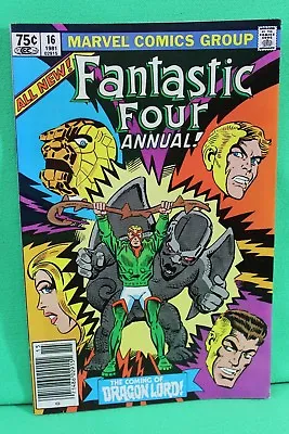 Buy Fantastic Four Annual #16 Marvel Comics Comic 1st Dragon Lord VF • 4.82£