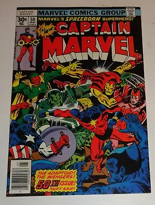 Buy Captian Marvel #50 Al Milgrom Mark Jewelry Insert 9.2 1977 • 25.24£