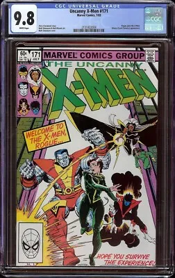 Buy Uncanny X-Men # 171 CGC 9.8 White (Marvel, 1983) Rogue Joins The Team • 155.84£