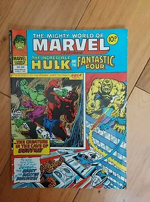 Buy Marvel Featuring Incredible Hulk And Fastastic Four 299 June 21 1978 Comic • 5£