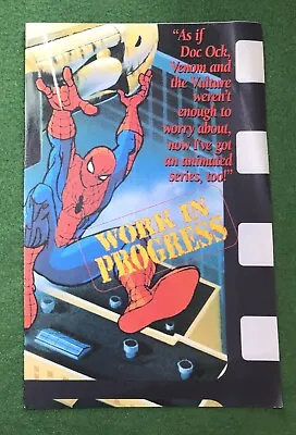 Buy Spider-Man: WORK IN PROGRESS Insert #137 Marvel Comics Marvel Age 1994 • 7.63£