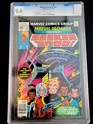 Buy MARVEL PREMEIRE #41, SEEKER 3000! CGC NM 9.4, Moench-a OW/W Pages! • 37.33£