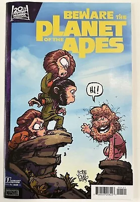 Buy BEWARE THE PLANET OF THE APES #1 SKOTTIE YOUNG VARIANT (Marvel 2024) Comic • 4£