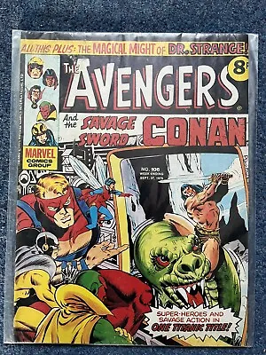 Buy Marvel UK, The Avengers & Savage Sword Of Conan # 106 Doctor Strange • 4.99£