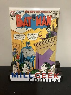 Buy Batman #163 (1964) G (2.0) Inner Wrap Detached Upper Staple, Bill Finger, Joker • 59.29£