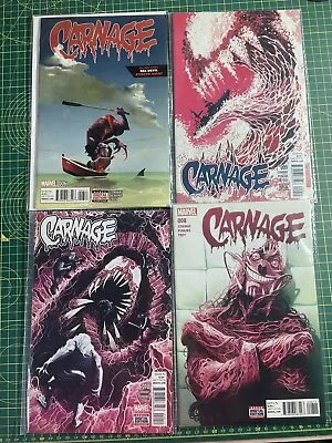 Buy CARNAGE (2015 Marvel Comics) -- #6 8 9 10-- 1st Printing • 2.50£