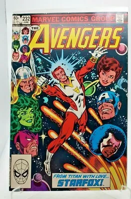 Buy Avengers #232 *KEY* 1ST APPEARANCE OF EROS AS STARFOX (1983) NM- • 23.68£