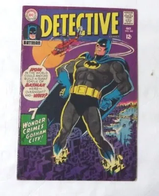 Buy Detective Comics #368 1967 Sturdy Vg+ 7 Wonder Crimes,elongated Man + The Atom • 18.94£