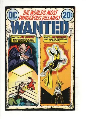 Buy WANTED #7 VF+, Hawkman, Johnny Quick, Hourman, Nick Cardy Cover, DC 1973 • 4.81£