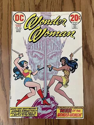 Buy Wonder Woman #206 (DC Comics 1973) Origin & 1st Cover Appearance  Nubia! Key! • 58.27£
