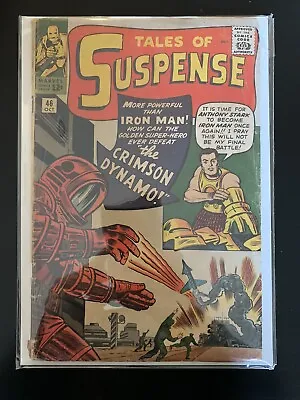 Buy Tales Of Suspense #46 1st Appearance Crimson Dynamo! Marvel 1963 • 95.78£