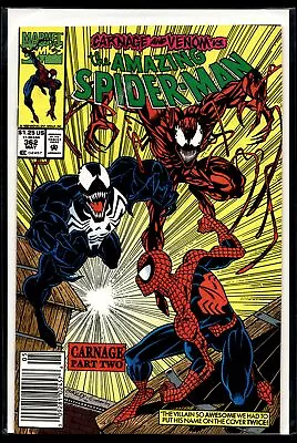 Buy 1992 Amazing Spider-Man #362 Newsstand 2nd Carnage Marvel Comic • 71.95£