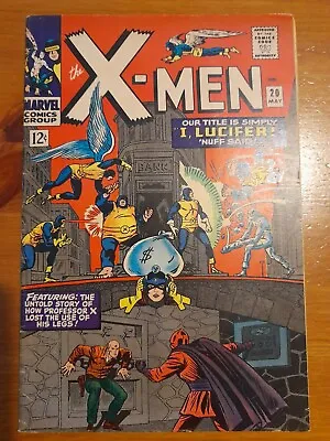 Buy Uncanny X-Men #20 May 1966 Fine- 5.5 3rd Appearance Of The Blob • 99.99£