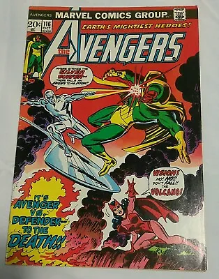 Buy Avengers 116 Marvel Comics Avengers Vs Defenders Bronze Age 1973 • 23.64£