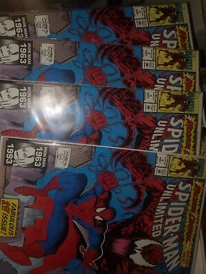 Buy Spider-Man Unlimited #1 Marvel 1993 1st Shriek Maximum Carnage Begins 4 Copies • 20.86£