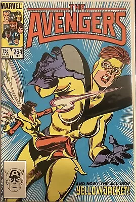 Buy Avengers #264 Marvel 1986 - 1st App. New Yellowjacket II (Rita DeMara) NM... • 4£