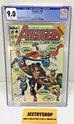 Buy Marvel Avengers 300 Cgc 9.0 64 Page Speactacular White Pages • 40.02£