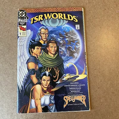 Buy TSR WORLDS 1 Advanced Dungeons & Dragons Forgotten Realms Dragonlance DC 1990 • 3.97£
