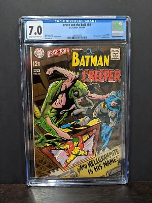 Buy Brave And The Bold #80 - CGC 7.0 - 1st Appearance Of The Hellgrammite • 134.03£