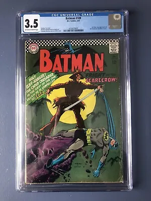 Buy Batman #189 CGC 3.5 1st Silver Age Appearance Of Scarecrow 1967 • 250£