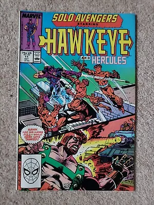 Buy Solo Avengers Starring Hawkeye.number 11.october 1988.marvel Comics • 4£