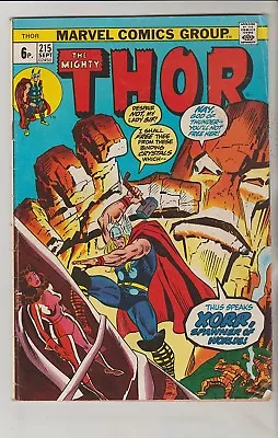 Buy *** Marvel Comics Thor #215 Vg+ *** • 6£