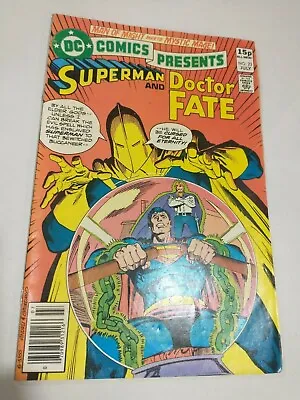 Buy DC Comics Presents #23 (1980) - Superman And Doctor Fate UK Pence Variant B10 • 291.34£