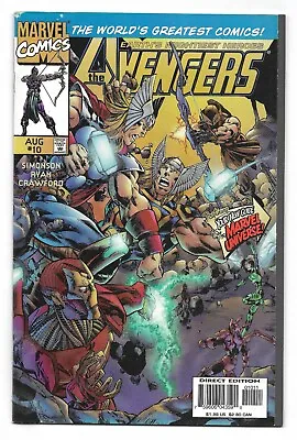 Buy Avengers #10 (Vol 2) : F/VF :  Shadow War  : Loki • 1.25£