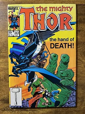 Buy Thor 343 Direct Edition Walter Simonson Story & Cover Marvel 1984 Vintage • 2.13£
