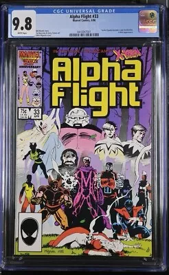 Buy Alpha Flight #33 1st Yuriko As LADY DEATHSTRIKE 1986 X-MEN Wolverine CGC NMM 9.8 • 79.94£