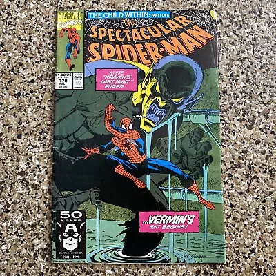 Buy Spectacular Spider-Man # 178 1st Dr. Ashley Kafka (Queen Goblin) 1991 Marvel • 14.23£