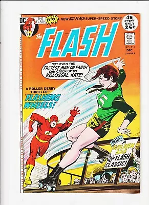 Buy -FLASH-COMIC 211 Dc Silver Age/Flashing Wheels ROLLER DERBY COVER • 23.98£