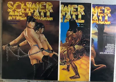 Buy SCHWER METALL Lot Of (3) #68 #69 #77 German Heavy Metal Comics Magazines  FINE+ • 60.07£