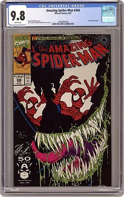 Buy Amazing Spider-Man #346 CGC 9.8 1991 3958989008 • 327.80£