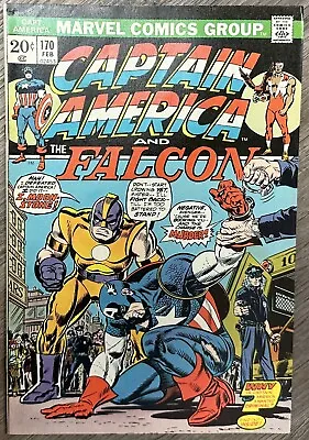 Buy Captain America Comic (marvel,1974) #170 1st Appearance Of Moonstone Bronze Age~ • 43.55£