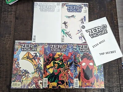 Buy Zero Hour: Crisis In Time #0, #1-4 Complete Series + Ashcan Preview; 1994 DC • 6.33£