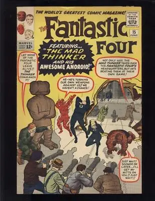 Buy Fantastic Four 15 FN+ 6.5 High Definitions Scans *b10 • 589.73£