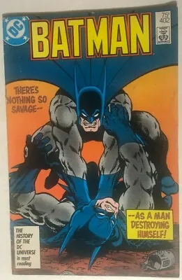 Buy BATMAN #402 (1986) DC Comics VG+ • 10.25£