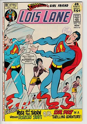 Buy Superman's Girlfriend Lois Lane #116 - 1971 Vintage DC 25¢ - Batman Flash Joker • 0.99£