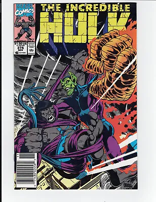 Buy The Incredible Hulk #375 (Newsstand) VF 8.0 And #376 VF+ 8.5 White Pages • 25.74£