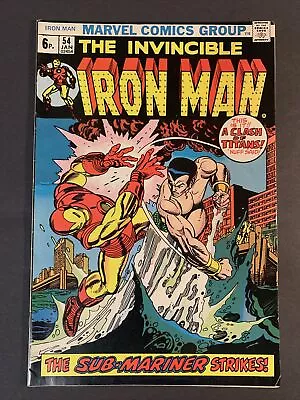 Buy Iron Man 54 (7.5+) First Appearance Moondragon/ Marvel Comics Bronze Age 1973 • 89£