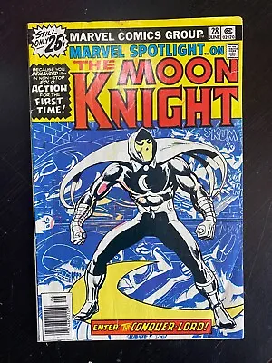 Buy Marvel Spotlight #28 1st Solo Moon Knight Story VG- 1976 Disney+ • 52.22£