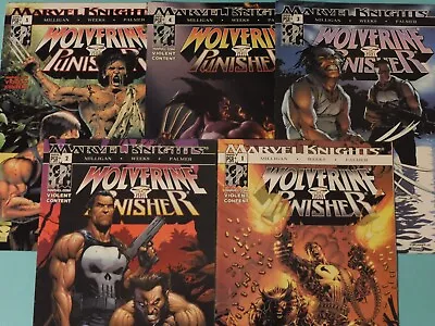 Buy Marvel Knights Comics:  WOLVERINE / THE PUNISHER #1 - #5 Complete Set 2004 • 17.99£