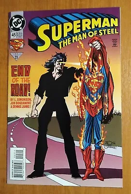 Buy Superman The Man Of Steel #45 - DC Comics 1st Print • 6.99£