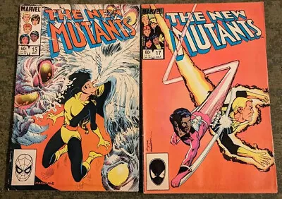 Buy The New Mutants #15 And #17 - Original - Low Condition - Comic Book Lot - 1984 • 9.56£