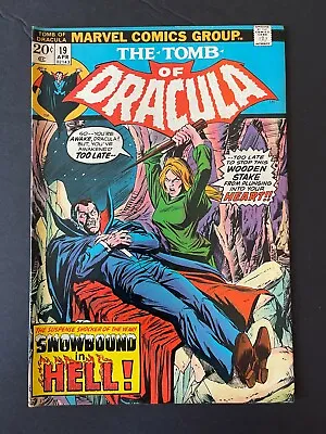 Buy Tomb Of Dracula #19 - Snowbound In Hell! (Marvel, 1972) Fine/VF • 14.06£