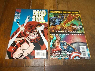 Buy Deadpool #2 Ltd Series 1994 + Marvel Spotlight Heroes / Onslaught Reborn FN/VFN • 10.99£