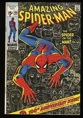 Buy Amazing Spider-Man #100 VG- 3.5 Anniversary Issue Romita Jr Marvel 1971 • 67.96£